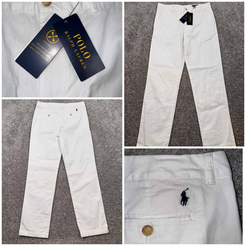 Polo by Ralph Lauren White Kids Casual Pants